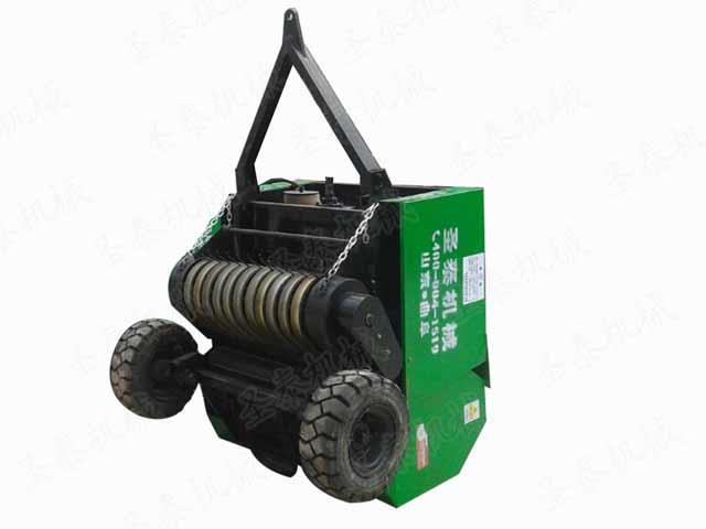 青儲（chǔ）牧草打捆機具有打捆速度快，物料不堵塞，密實度大等優點